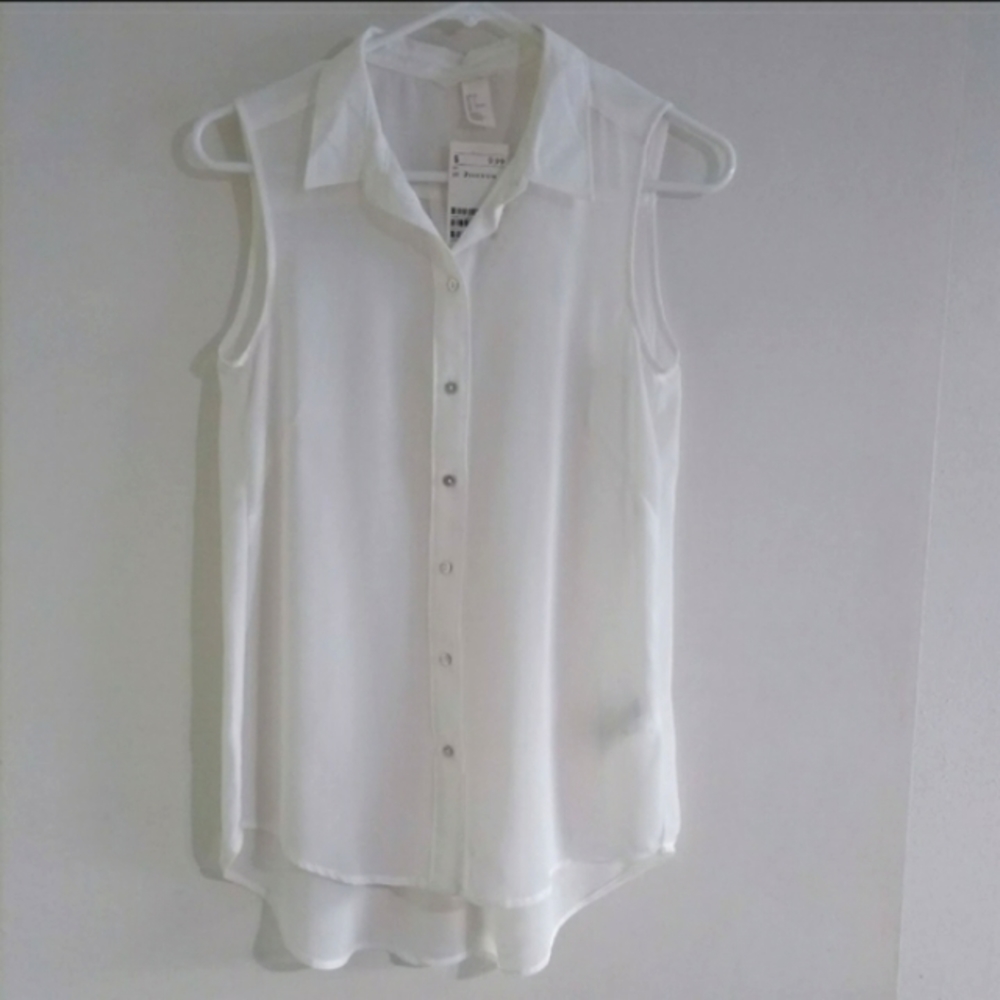 NWT H&M White Tank Blouse